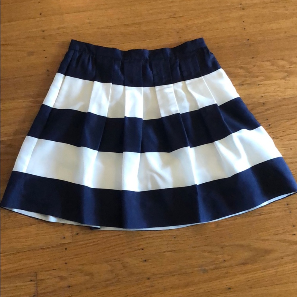 J Crew striped skirt
